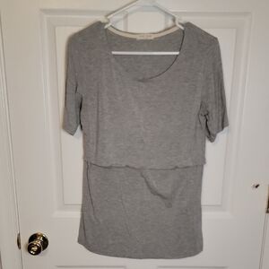 Small Show M Gray Nursing Tee